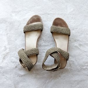 Stuart Weitzman Olive Strappy Platform Wedge Sandals